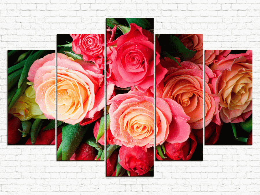 Цветы розы № 8053ЦР