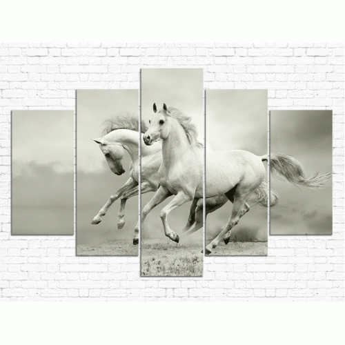 Модульная картина Лошади № 6551Ж